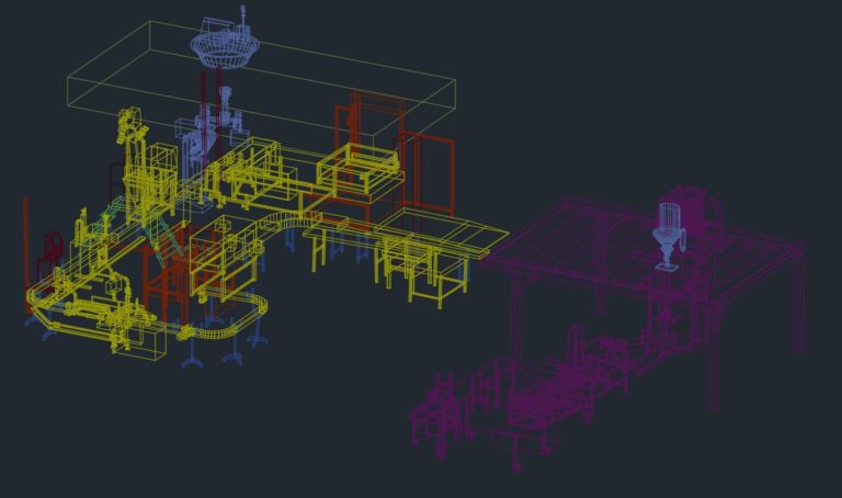 herinrichting fabriek obv 3d inmeting met laserscanner