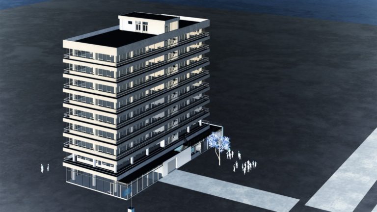 scan2bim u2b transformatie kantoorgebouw naar appartementen