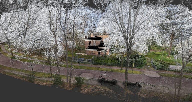 3D Laserscanning pointcloud van kelders