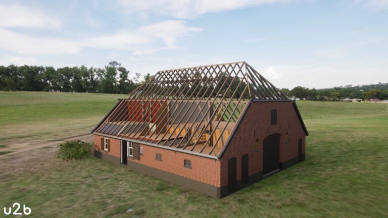 renovatie boerderij obv puntenwolk