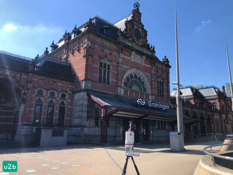 3d inmeten pointcloud transformatie station groningen