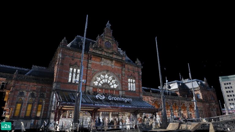 3d laserscanning pointcloud transformatie station groningen