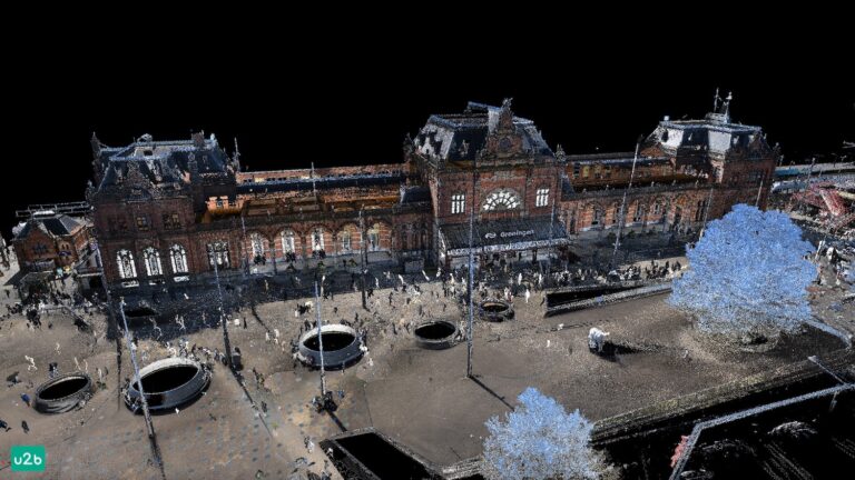 pointcloud transformatie station groningen