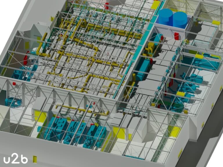 industry factory as-built 3d CAD model unite2build u2b
