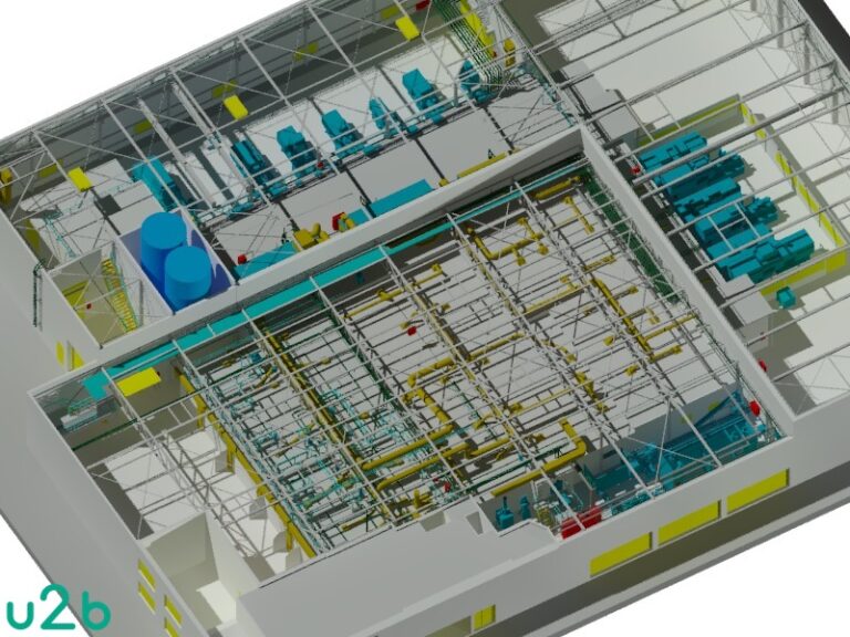 industry industrie 3d laserscannen en pointcloud en 3d model